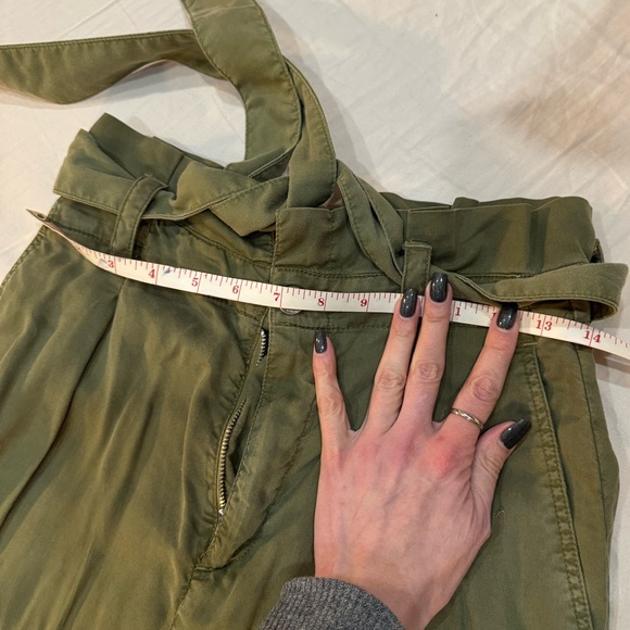 Zara Khaki Green Wide-leg Trousers - M  - Picture 11 of 12